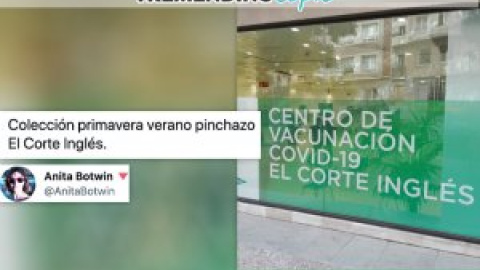 "Era de esperar que Ayuso llevara las vacunas a El Corte Inglés después de llevar las rebajas a la sanidad pública"