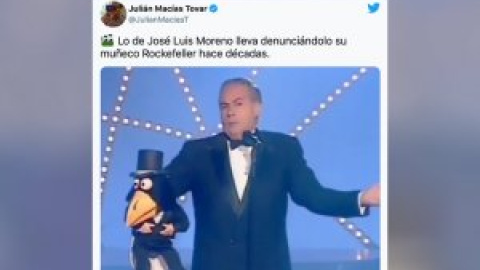 "Lo de José Luis Moreno lleva décadas denunciándolo su muñeco Rockefeller": el antiguo 'sketch' que se ha hecho viral tras su detención