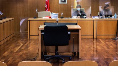 Sala de la Audiencia Provincial de Madrid en una imagen de archivo fechada el 20 de septiembre de 2021.