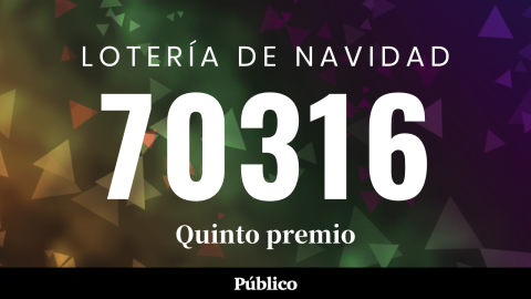 El segundo quinto premio, el 70316