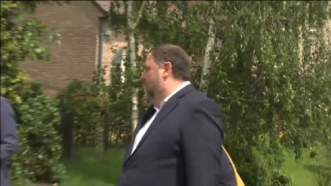 Junqueras visita a Puigdemont en Waterloo