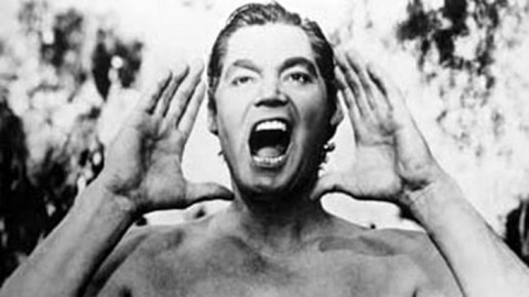 Johnny Weissmüller, protagonista de 'Tarzán de los monos', cuyo autor no logró registrar su grito.