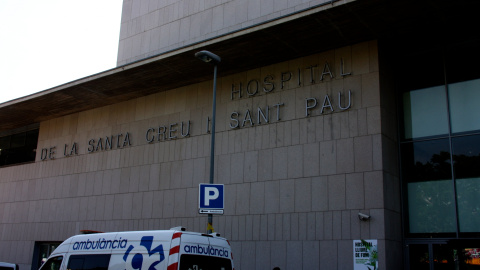 Imagen de la entrada del Hospital Sant Pau de Barcelona, en Catalunya. - Joana Garreta