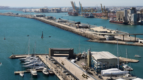 Vista general del Port de Barcelona