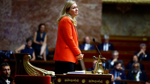 Yael Braun-Pivet, recién elegida Presidenta de la Asamblea Nacional, a 18 de julio de 2024.