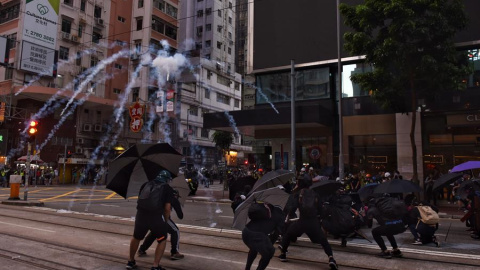 Imagen de las protestas en Hong Kong. / EFE/EPA/MIGUEL CANDELA