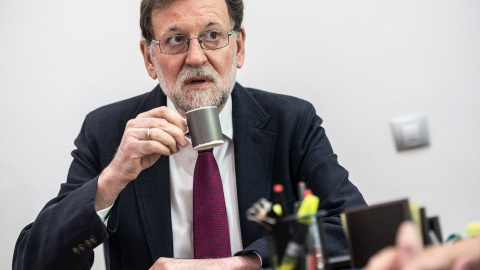 El expresidente del Gobierno Mariano Rajoy en una entrevista con Efe el 3 de diciembre de 2021.