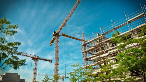 Edificio en construcción.