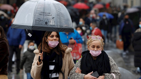 Mascarillas en Madrid