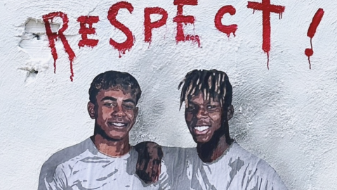 TVBoy ha fet un mural de Lamine Yamal i Nico Williams a Barcelona