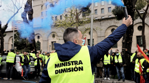 Protesta de transportistas