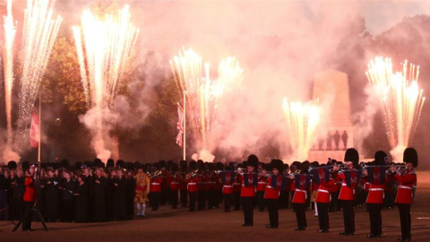 Fuegos artificiales en Reino Unido por la Noche de la Hoguera, hace unos días. Simon Dawson/Reuters