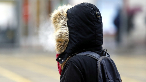 Abril llegará con viento, nevadas y frío invernal