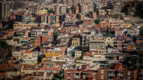 Panorámica de la ciudad de Barcelona, a 30 de enero de 2020.