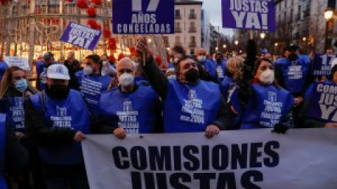 Los loteros protestan en el día del Sorteo de Navidad por unas comisiones justas