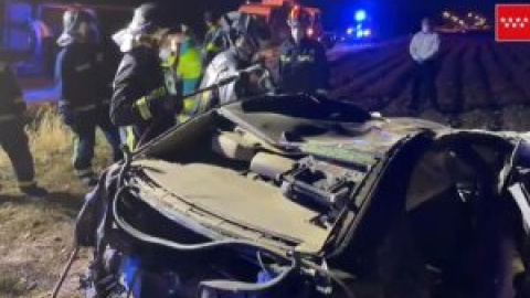 Dos fallecidos en un accidente de tráfico en Camarma de Esteruelas (Madrid)