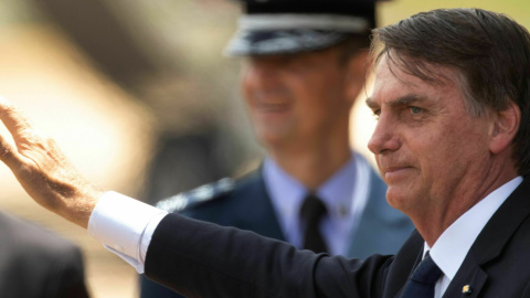 El presidente de Brasil, Jair Bolsonaro, en un acto militar. EFE