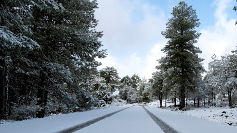 El Paraje del municipio conquense de las Majadas, se mantiene en alerta amarilla este jueves. EFE