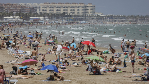 La Playa de la Malvarrosa.