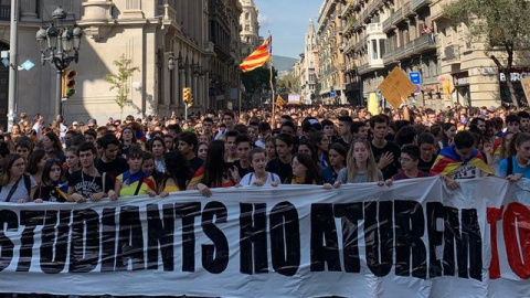 Los estudiantes catalanes se han mantenido en huelga durante 19 días | @Sepc