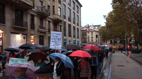 Pensionistas navarros exigen que se garanticen las pensiones