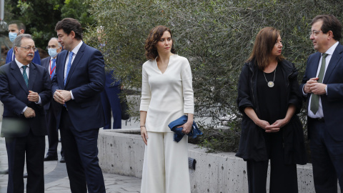 La presidenta de la Comunidad de Madrid, Isabel Díaz Ayuso, durante la Conferencia de Presidentes.