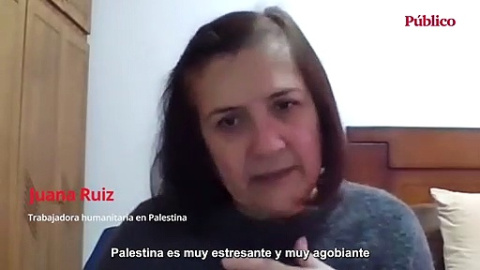 Juana Ruiz: "En Palestina se sufre mucho"