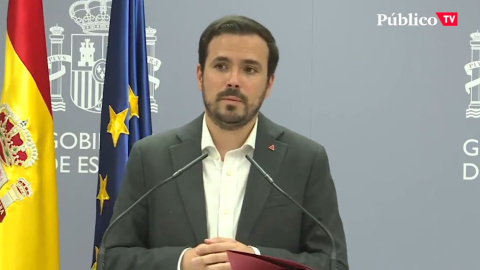 Alberto Garzón, sobre la subida de la luz: "Nuestro Gobierno está preocupado. Es un mercado injusto, un despropósito"