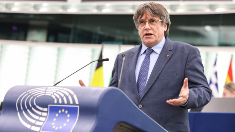 Carles Puigdemont a l'Europarlament