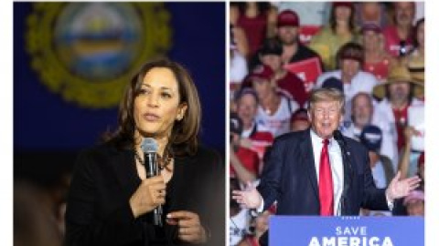 Harris aventaja a Trump en los estados clave de Michigan, Wisconsin y Pensilvania