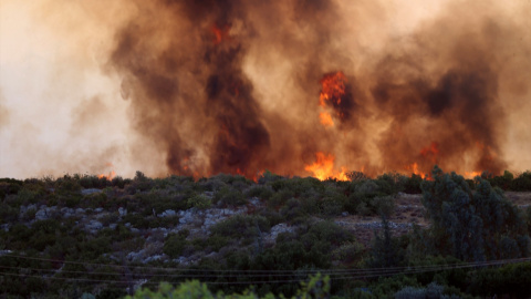 Incendio Atenas