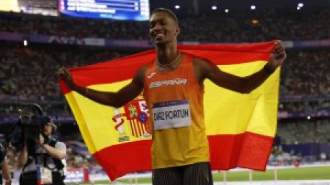 El español Jordan Díaz, oro olímpico de París 2024 en triple salto