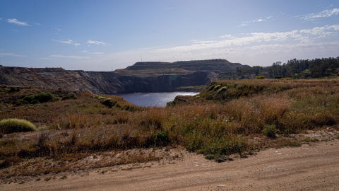 Zona minera de Aznalcollar, a 22 de abril de 2023, en Sevilla, (Andalucía, España).