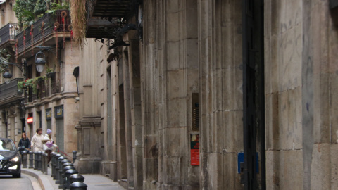 El carrer Ample, al Gòtic, un dels barris amb més pressió turística