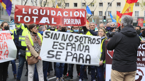 Manifestación transportistas