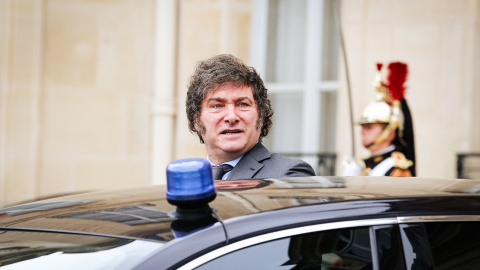 Foto de archivo del presidente de Argentina, Javier Milei, en París, Francia.