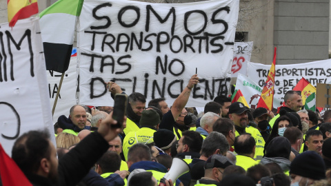 Manifestación transportistas