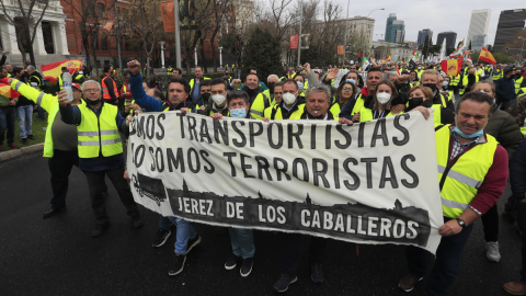 Protesta en Madrid