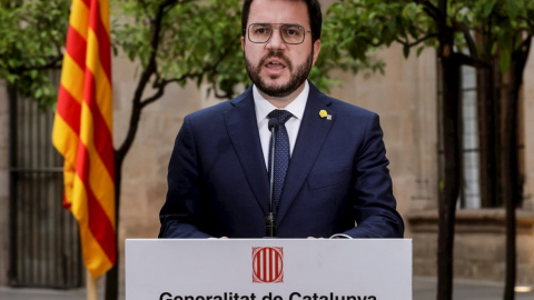 El presidente de la Generalitat, Pere Aragonès