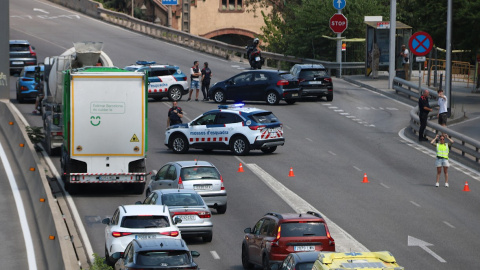 08/08/2024 - Un dels controls realitzats pels Mossos d'Esquadra el passat dijous, 8 d'agost, durant l'operació Gàbia per intentar detenir Puigdemont.