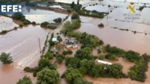 Ocho tramos de carreteras de Menorca permanecen cortados por inundación