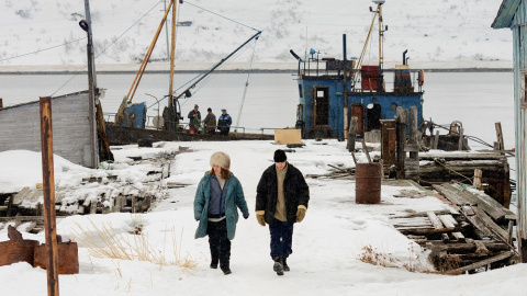 11/04/2022. En el puerto de Murmansk en el Círculo Polar Ártico