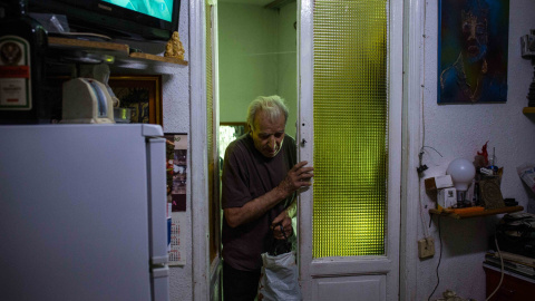 Francisco Rodríguez, en Lavapiés. / JAIRO VARGAS