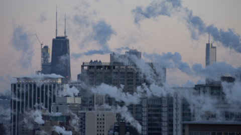 Vista aérea de la contaminación en la ciudad de Chicago. / Europa Press