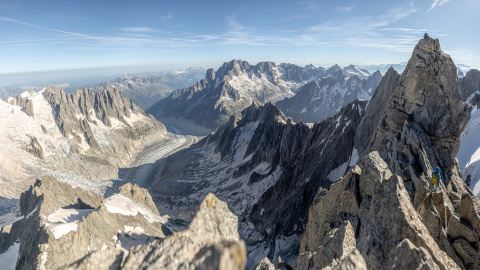 Foto de archivo de Mont Blanc.