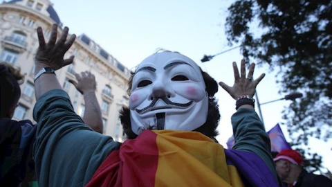 Imagen de archivo de la manifestación 'Rodea el Congreso'. / Europa Press