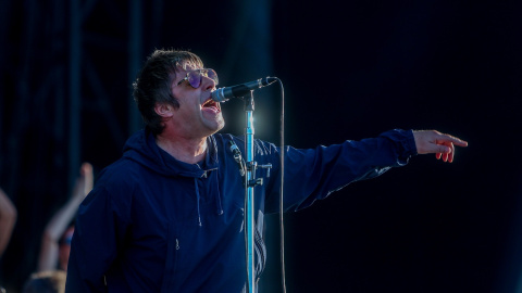 El cantante Liam Gallagher durante una actuación en la tercera jornada del festival Mad Cool 2023, en Madrid.