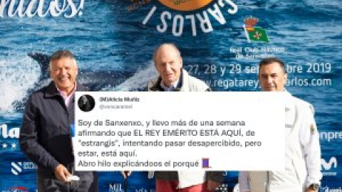 La teoría de la conspiración (o no tanto) sobre el paradero del rey emérito: "Está en Sanxenxo 'de estranjis'"