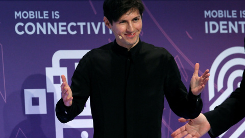 El  fundador y consejero delegado de Telegram, Pavel Durov, durante su participación en Mobile World Congress de 2016, en Barcelona. REUTERS/Albert Gea