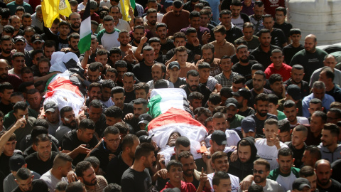 01/09/2024 Funerales de los palestinos asesinados estos últimos días en la Cisjordania ocupada a manos del Ejército israelí. Foto de archivo.